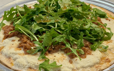 Italian Sausage & Arugula Pizza