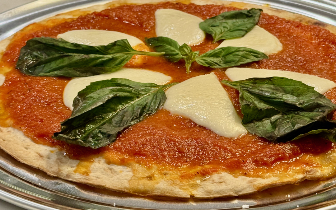 Classic Buffalo Mozzarella Pizza with Fresh Basil