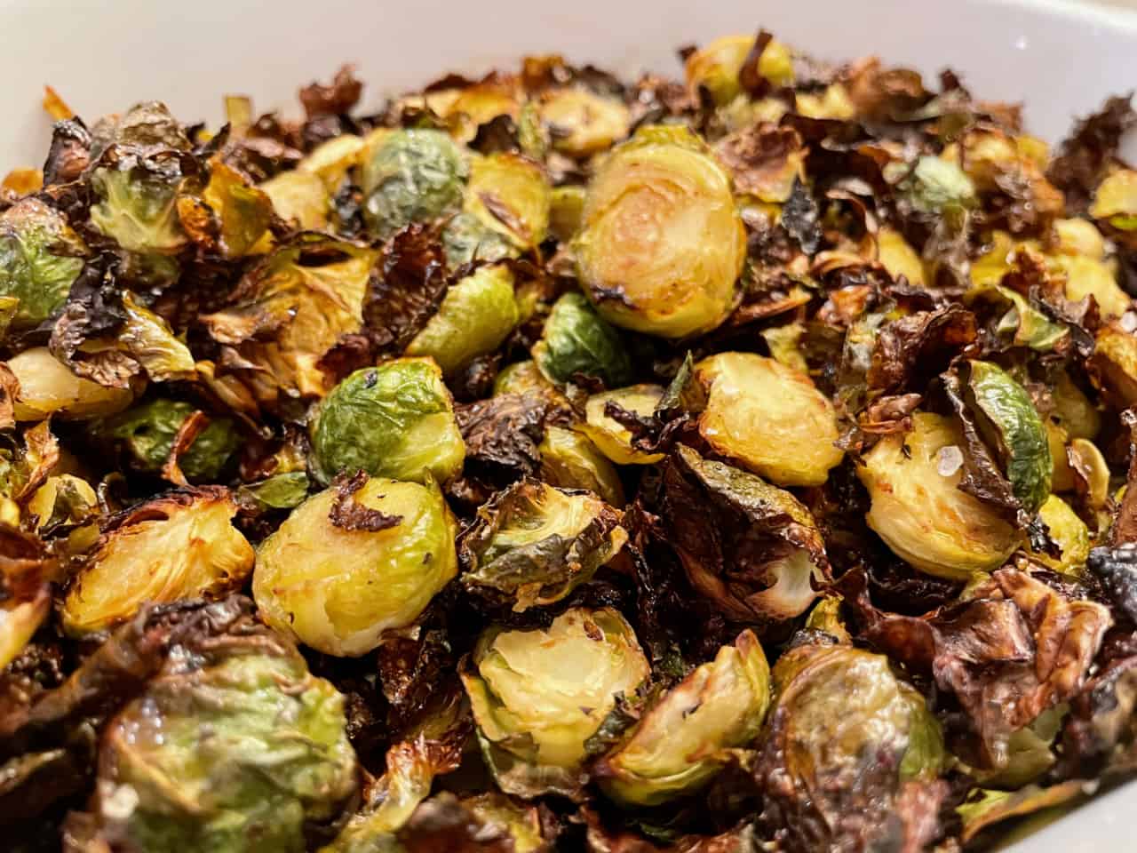 Maple Baked Brussels
