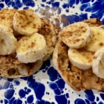 Peanut Butter and Banana English Muffin