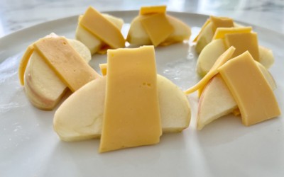Apple Slices and Cheese