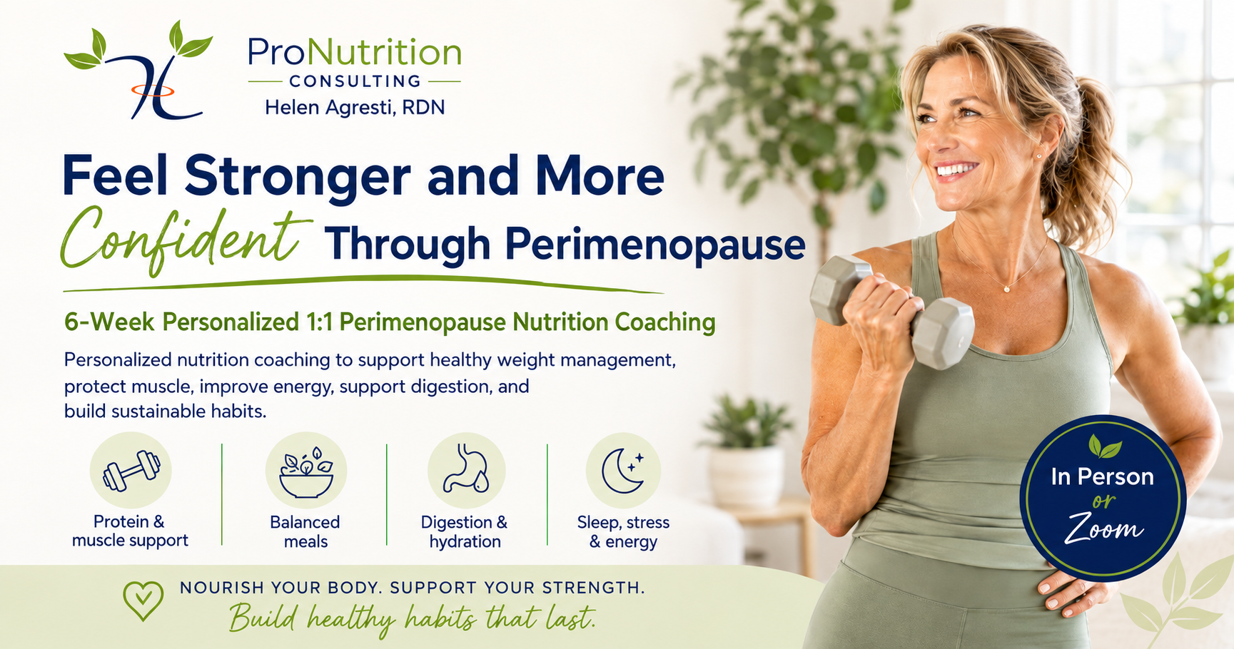 Perimenopause Nutrition 1:1