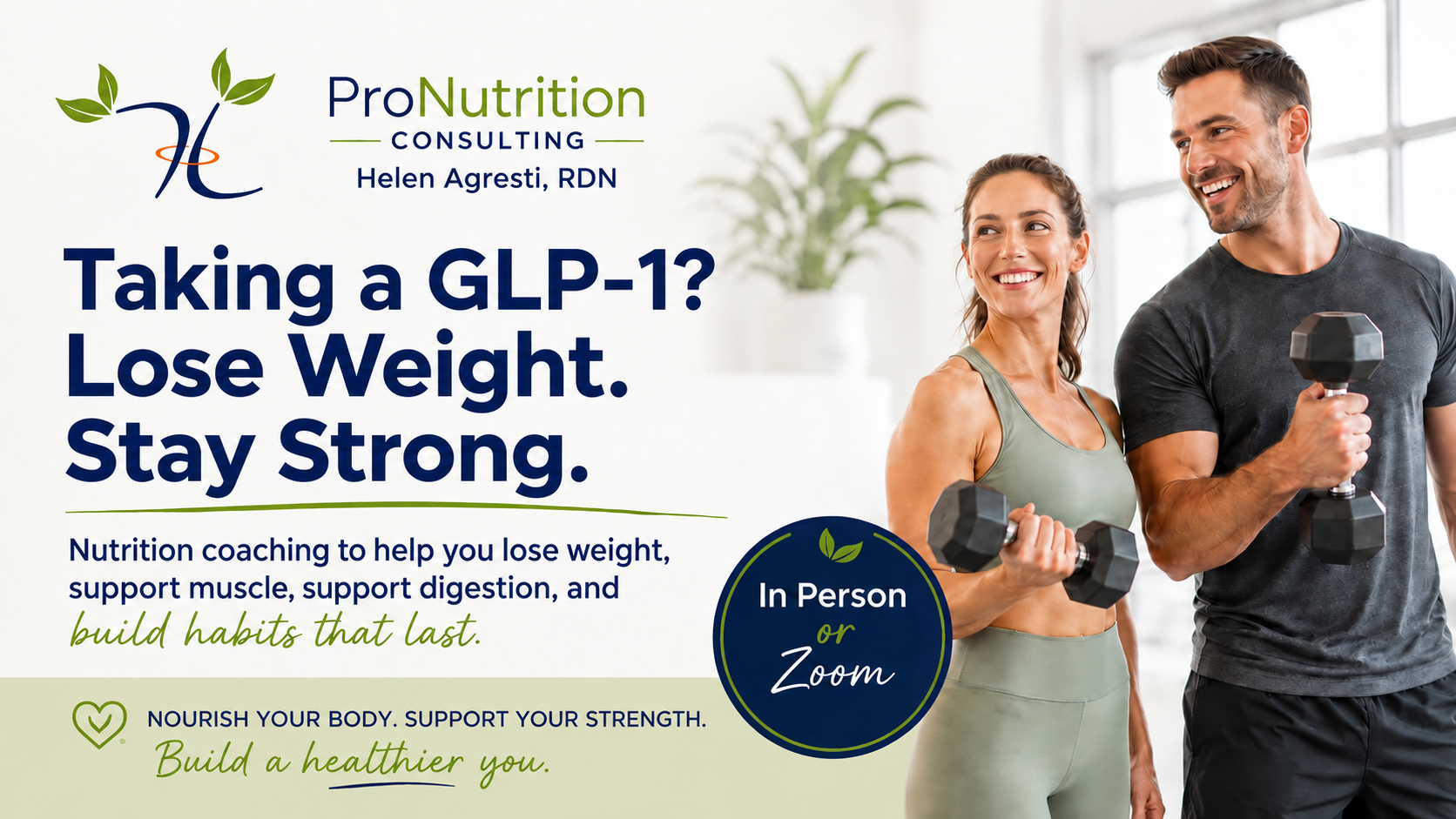 GLP-1 Nutrition Coaching 1:1